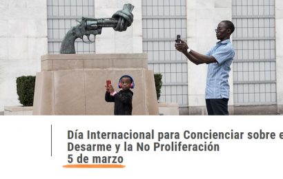 Hoy, 5 de marzo es el «Día Internacional para Concienciar sobre el Desarme y la No Proliferación»