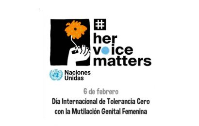 Hoy, 6 de febrero, se celebra el «Día Internacional de Tolerancia Cero con la Mutilación Genital Femenina»