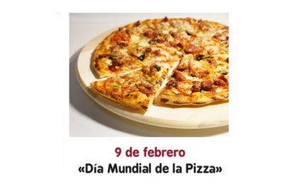 Hoy, 9 de febrero, se celebra el «Día Mundial de la Pizza»
